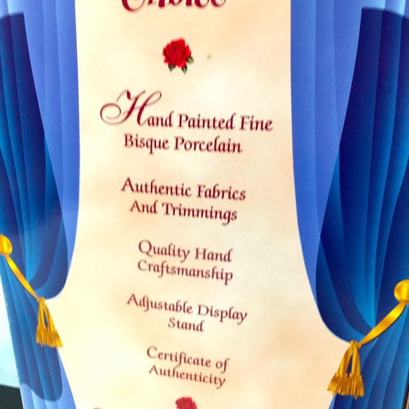 NWT Hand Painted Bisque 90s Porcelain Doll 18” - Picture 14 of 14